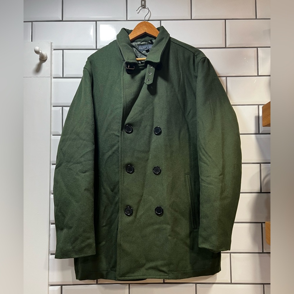 Bleecker & Broad Military Style Pea Coat
